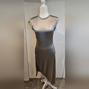 Rivir Silver Body Con Futuristic Dress Size Small Anime Cosplay